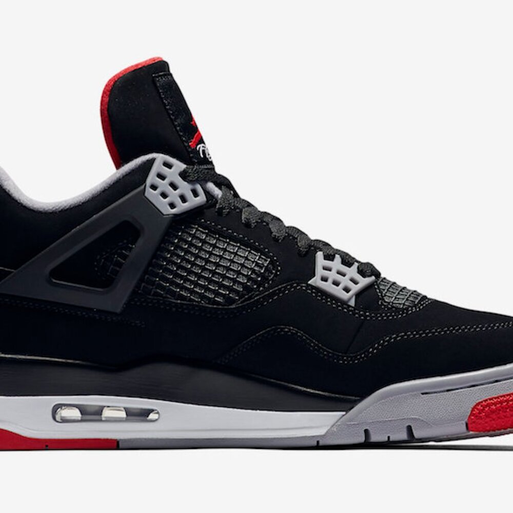 Nike Air Jordan 4 Retro OG Bred 2019 308497-060 Black Red Men Size 11 NEW DS - Picture 4 of 10